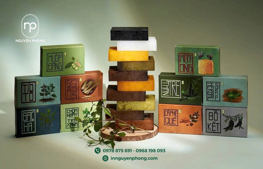 Đa dạng mẫu hộp giấy đựng xà bông 